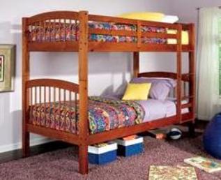 This is one of our more affordable bunk beds, and they separate when kids get older.