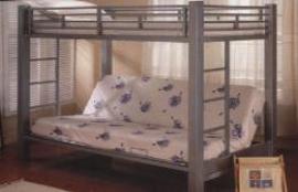 This is one of our most popular bunk over futon beds. Very solid.
